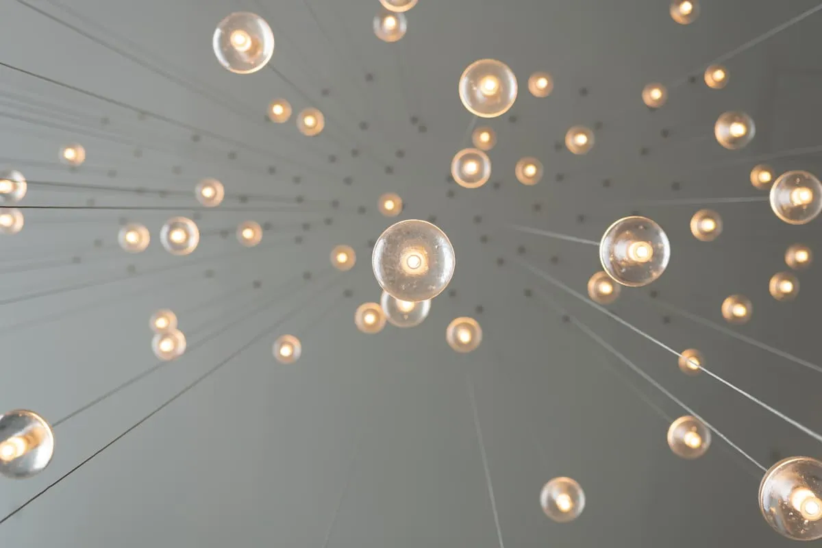 Warm ambient light concept for a cozy interior