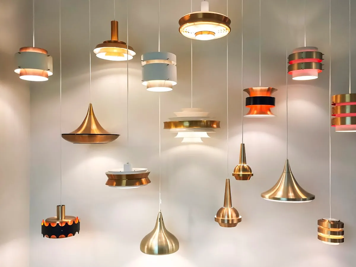 Decorative fixture with modern architectural lines